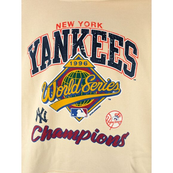 New York Yankees Sweatshirt Mens 2XL 1996 World Series Champions Hoodie NWT $95 - Picture 3 of 9